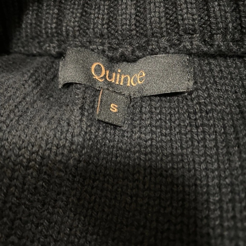 Quince 100% Organic Cotton Button Cropped Cardigan Small - Picture 5 of 8